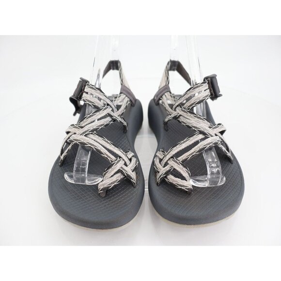 Chaco Women ZX/2 Sandal Sz 7 Outdoor Hike Black Gray Strappy Thong Adjustable - Picture 5 of 12